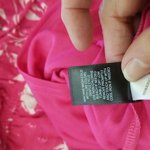 Torrid Pink Dress with White Floral Pattern - Picture 8 of 8